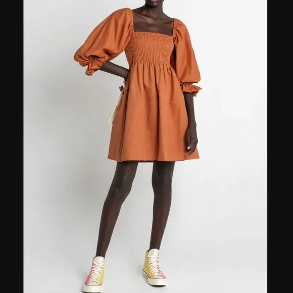 knee length dresses for ladies A MASTERPIECE GEOMETRIC MINI DRESS – AKIRA main image 1